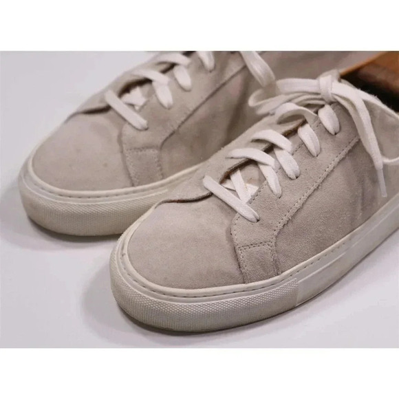 Sid Mashburn Low-Top Lace-Up Beige Suede Sneakers Men's US 7 - Picture 3 of 10